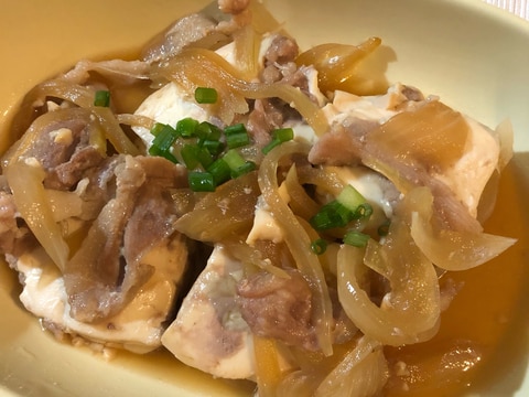 すき焼き風!シンプルで簡単肉豆腐